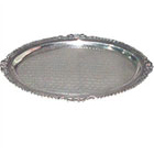 Silver Plated Thali for Puja